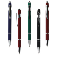 Caneta de caneta de caneta de caneta de plástico promocional com logotipo personalizado com logotipo personalizado
